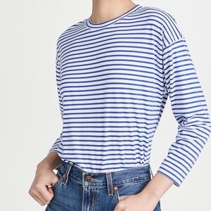 AYR FRENCH FRY STRIPED LONG SLEEVE T-SHIRT XS!